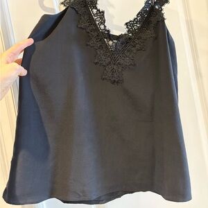 Cami NYC Black Lace Top